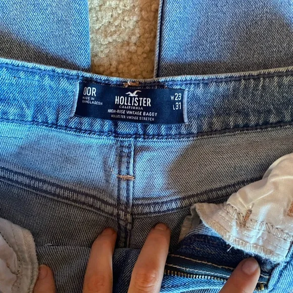 hollister wide leg jeans - Picture 4 of 5